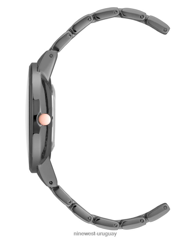 BD04222881 Nine West reloj con pulsera con detalles de cristal gris bronce