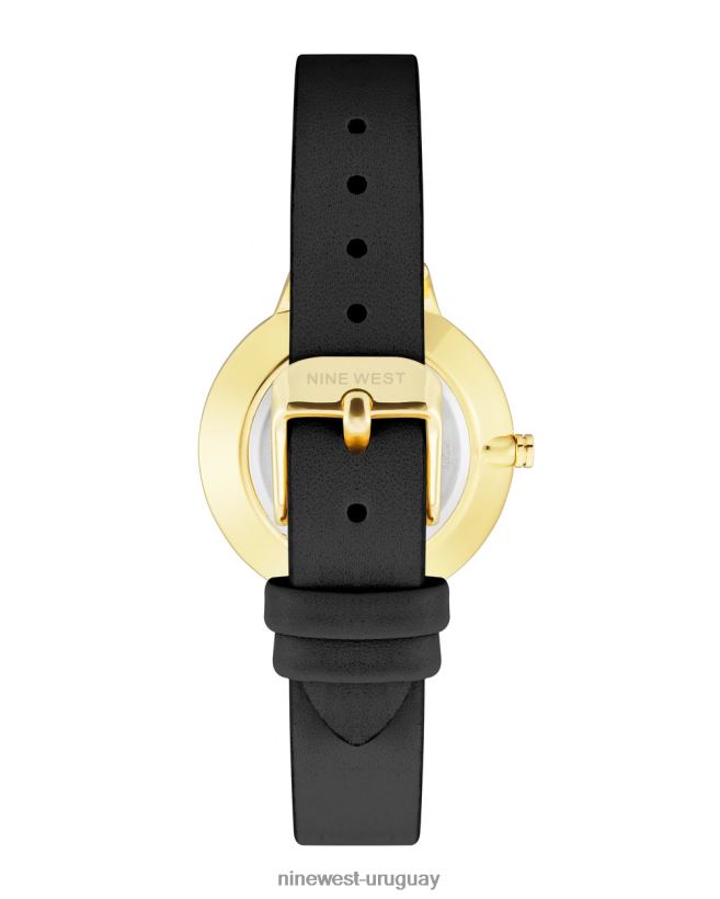 BD04222886 Nine West reloj con correa y esfera floral negro