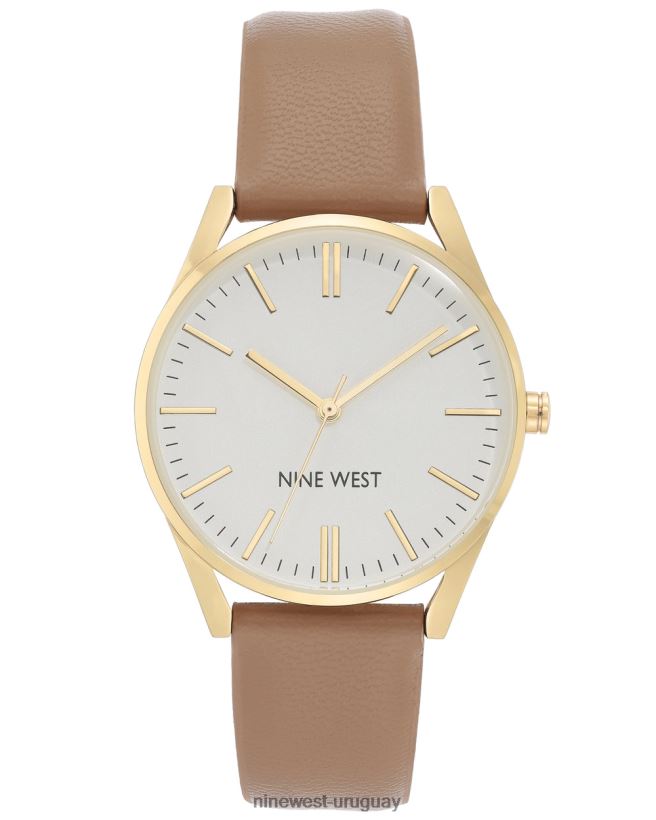 BD04222889 Nine West reloj clásico con correa broncearse