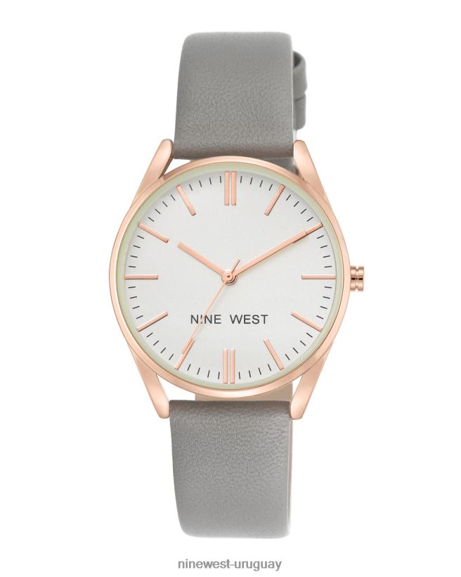 BD04222902 Nine West reloj clásico con correa gris