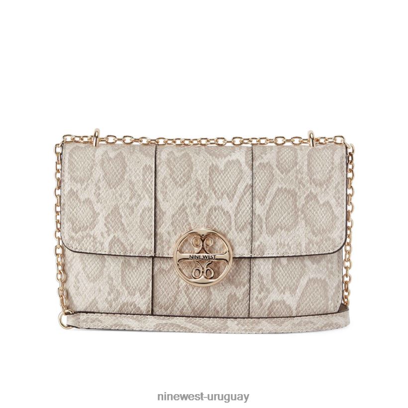 BD04222446 Nine West bolso de hombro convertible carol pitón natural
