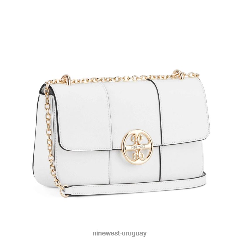BD04222447 Nine West bolso de hombro convertible carol Blanco óptico