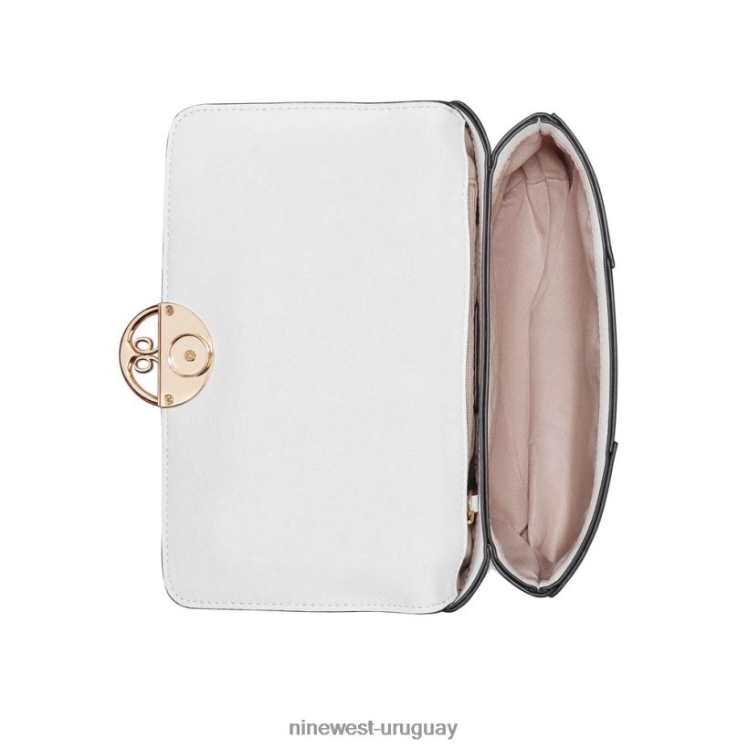 BD04222447 Nine West bolso de hombro convertible carol Blanco óptico