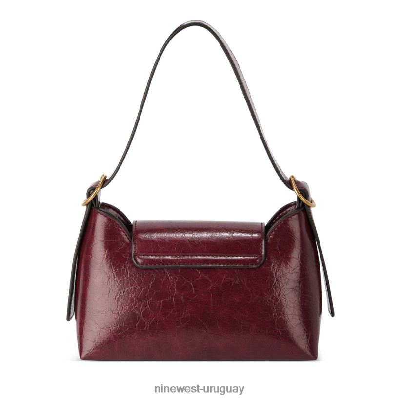 BD04222775 Nine West bolso de hombro effie con solapa merlot