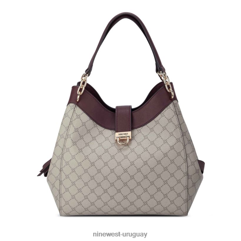 BD04222198 Nine West bolso de mano clara jet set