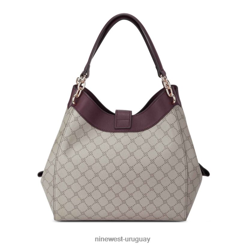 BD04222198 Nine West bolso de mano clara jet set