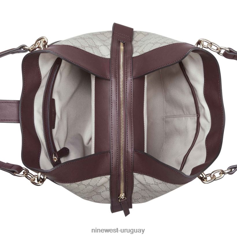 BD04222198 Nine West bolso de mano clara jet set