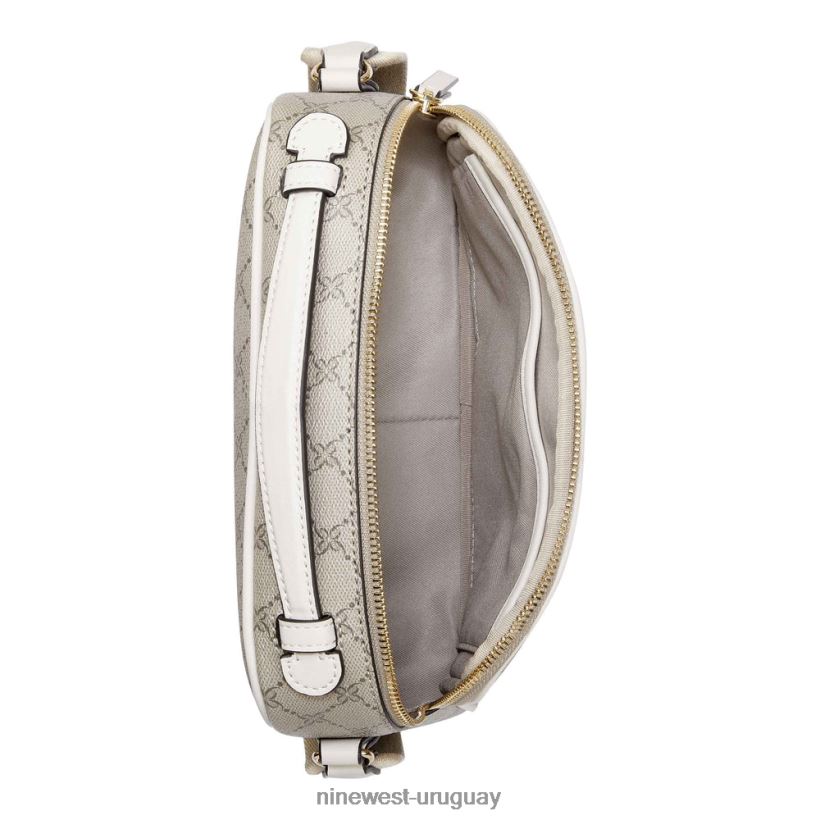 BD04222559 Nine West bolso para cámara pamela logotipo beige/áloe