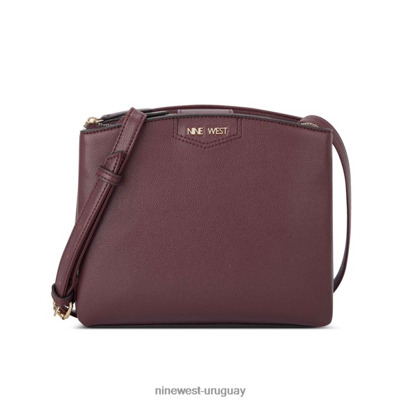 BD04222560 Nine West bandolera jorie mini jet set merlot