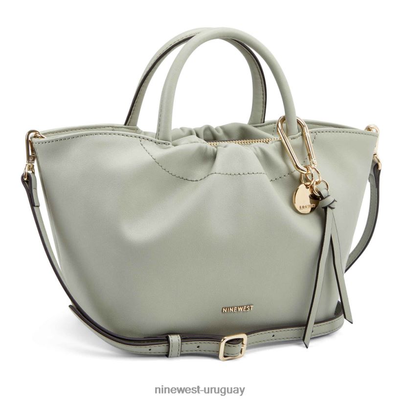 BD04222569 Nine West mini bandolera sandra celadón
