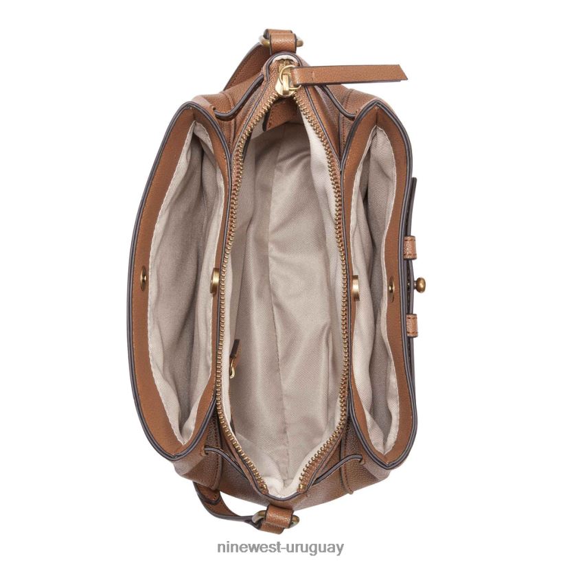 BD04222588 Nine West bandolera aria jet set bronceado