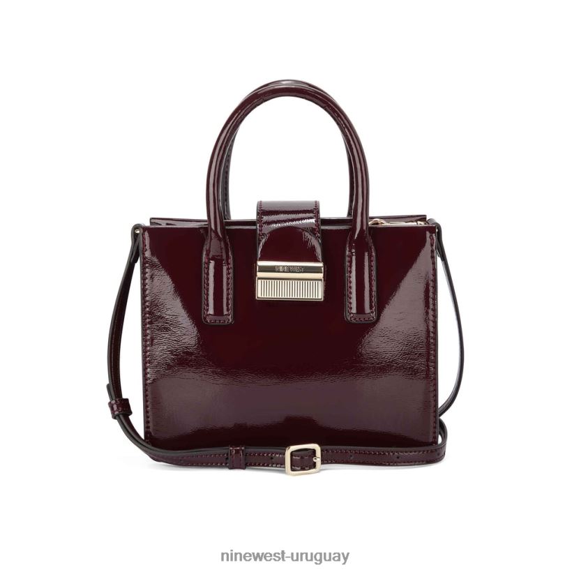 BD04222592 Nine West bolso kathy mini jet set merlot