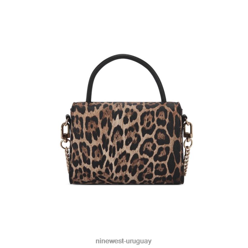 BD04222656 Nine West mini bandolera skylar con solapa leopardo