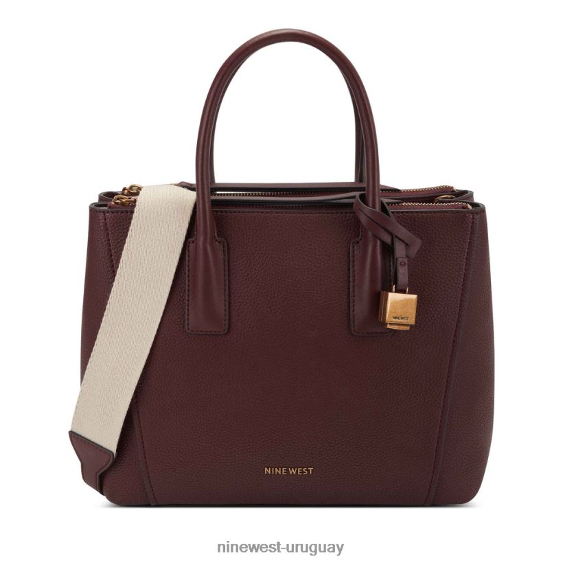 BD04222737 Nine West bolso de mano de génova merlot