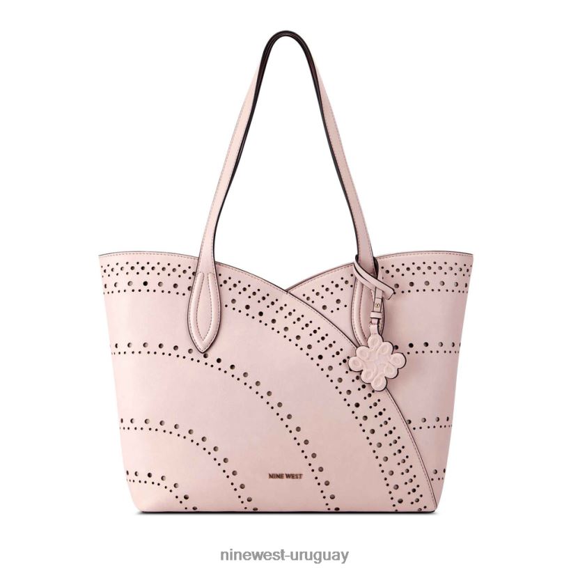 BD04222451 Nine West bolso tote cheyenne jet set rosa pastel
