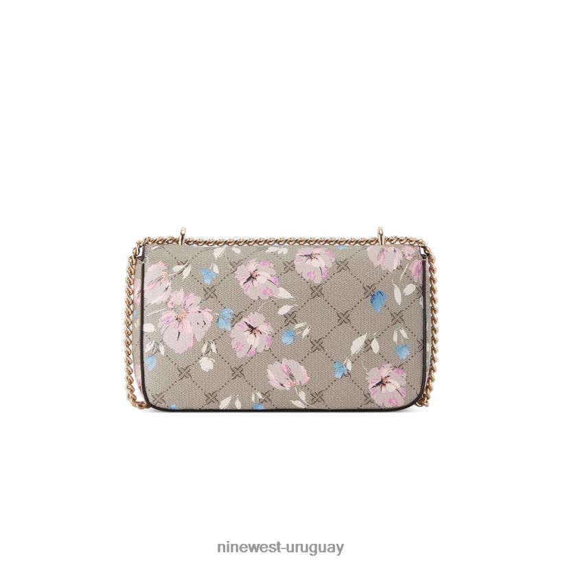BD04222495 Nine West kyelle convertible xbody solapa logotipo floral