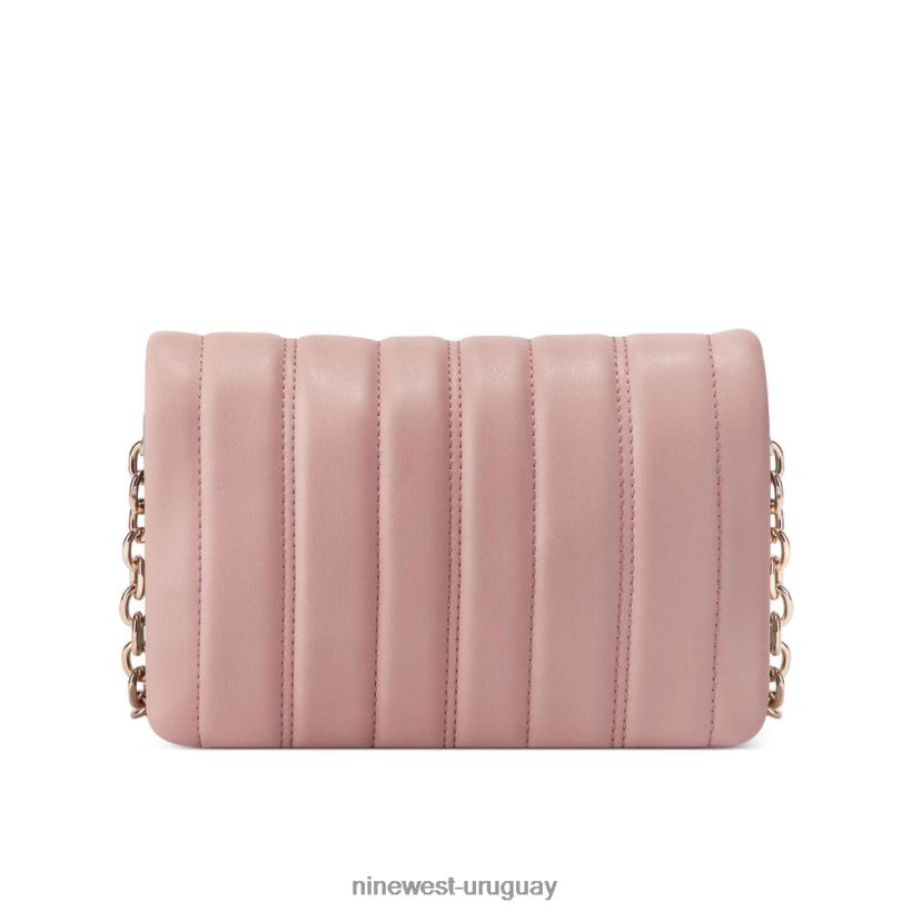 BD04222511 Nine West mini bandolera lelianna con solapa rubor