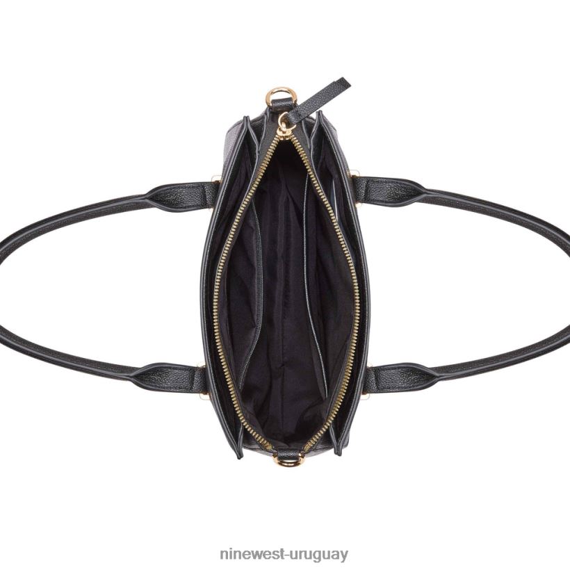 BD04222520 Nine West bolso satchel lucianne jet set negro