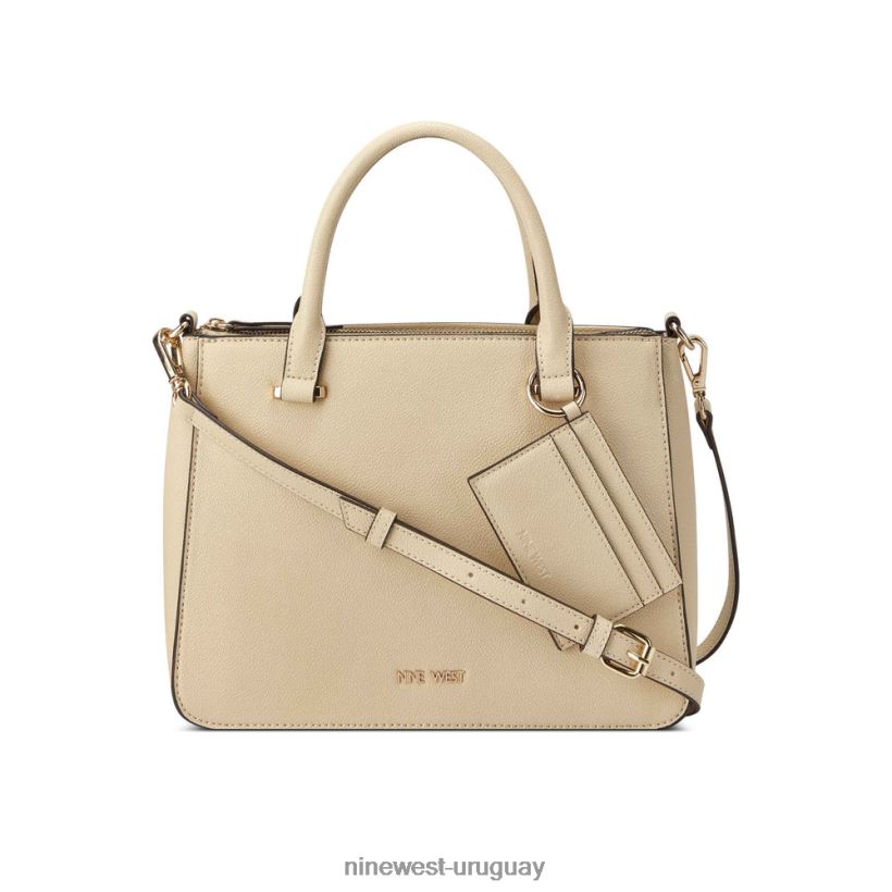 BD04222521 Nine West bolso satchel lucianne jet set seda de maiz
