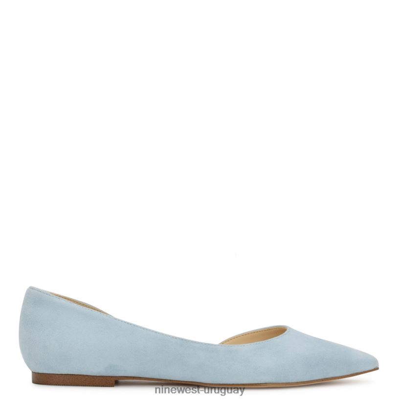 BD04222266 Nine West pisos blaha d'orsay gamuza azul cielo