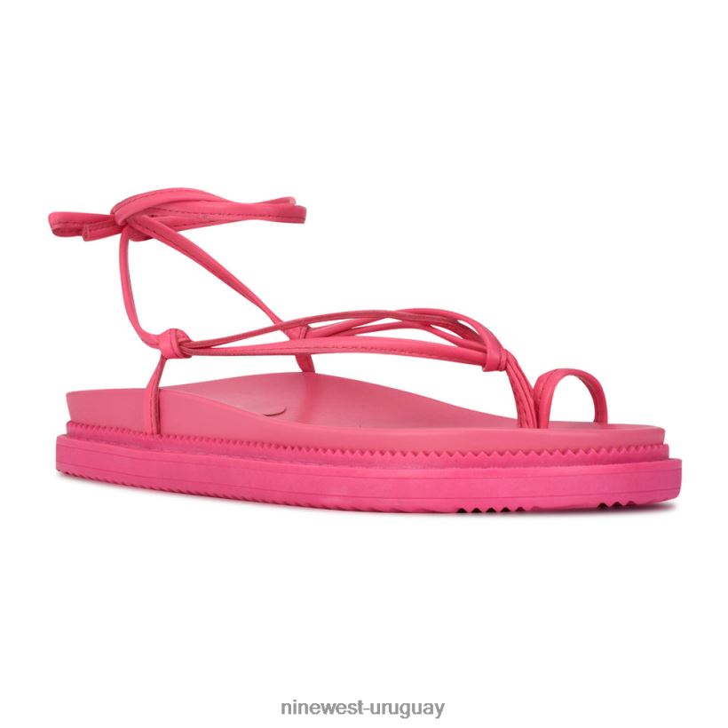 BD04221006 Nine West sandalias planas cruzadas en el tobillo sarest