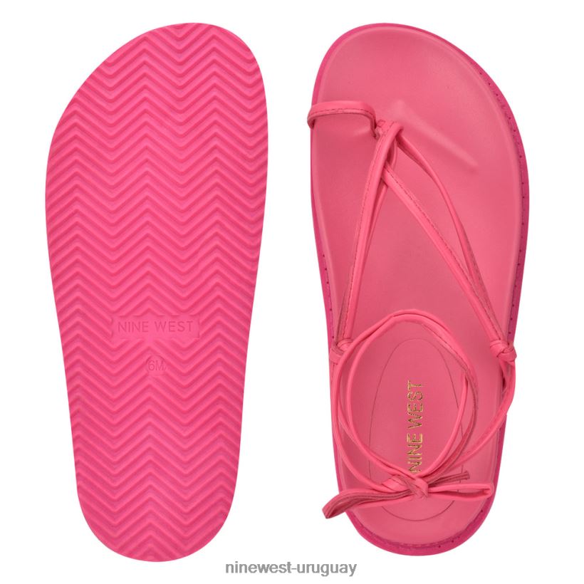 BD04221006 Nine West sandalias planas cruzadas en el tobillo sarest