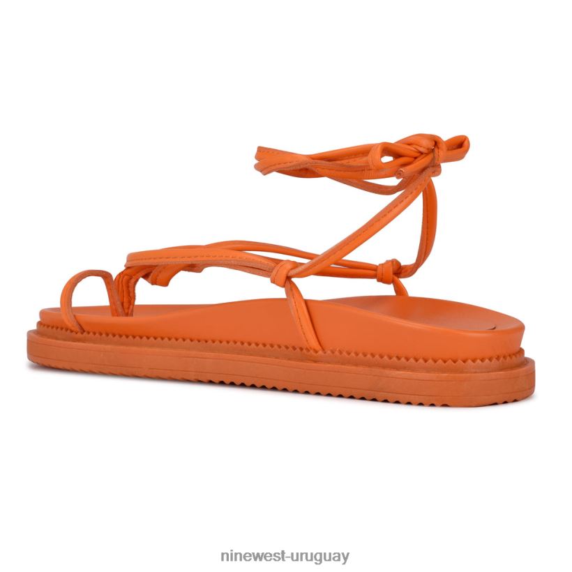 BD04221007 Nine West sandalias planas cruzadas en el tobillo sarest