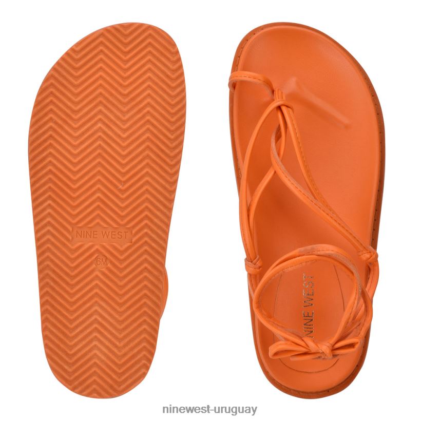 BD04221007 Nine West sandalias planas cruzadas en el tobillo sarest