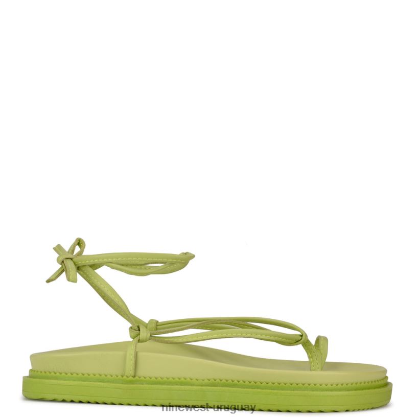 BD04221008 Nine West sandalias planas cruzadas en el tobillo sarest