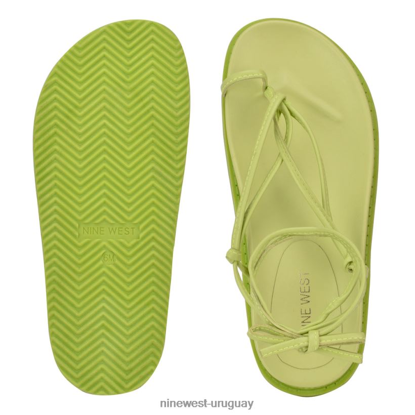 BD04221008 Nine West sandalias planas cruzadas en el tobillo sarest