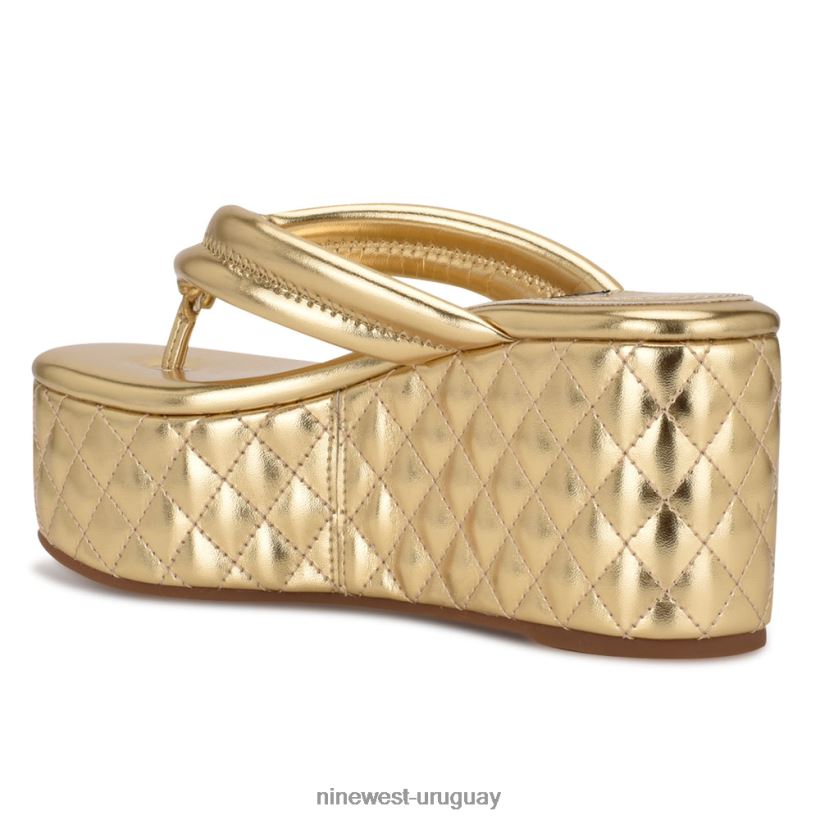 BD04222934 Nine West sandalias con plataforma newya platino
