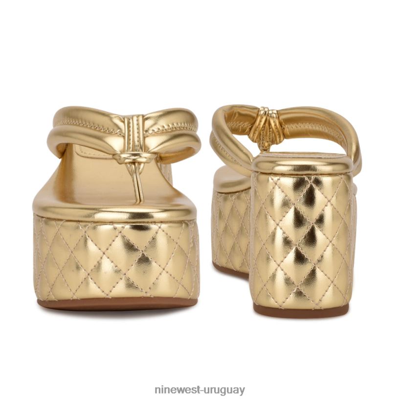 BD04222934 Nine West sandalias con plataforma newya platino