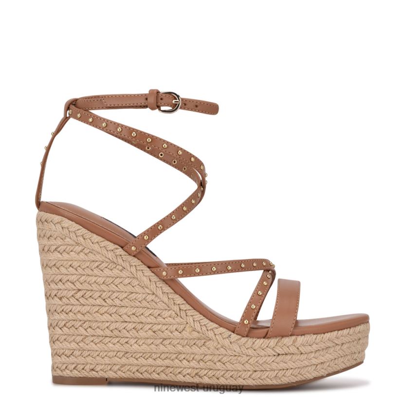 BD04222265 Nine West sandalias alpargatas con cuña hunda natural