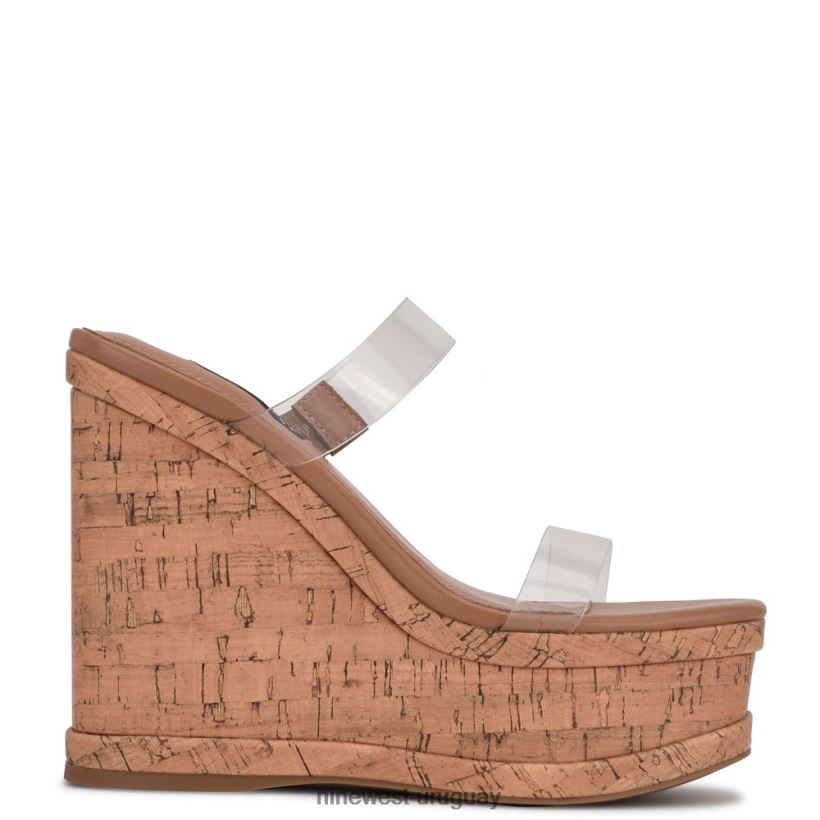 BD0422775 Nine West sandalias rapps con plataforma y cuña