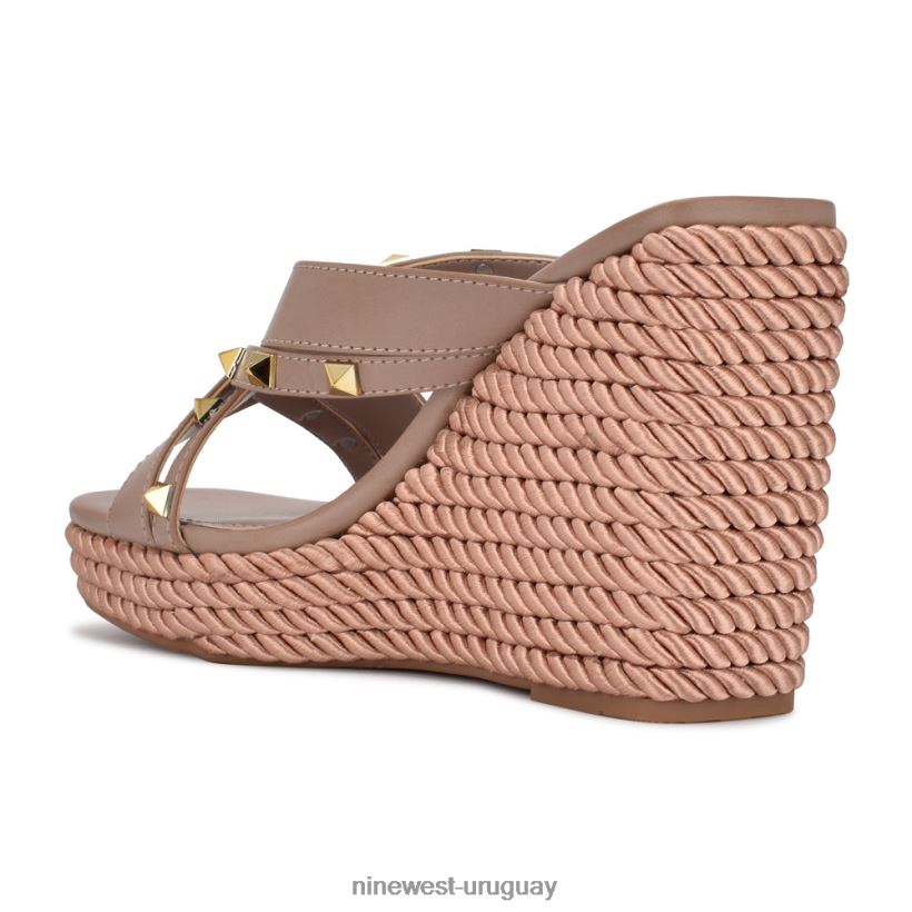 BD0422778 Nine West sandalias alpargatas con cuña pipa