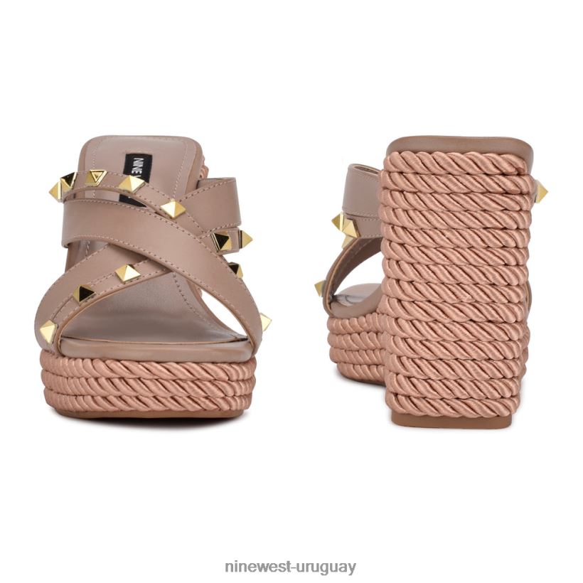 BD0422778 Nine West sandalias alpargatas con cuña pipa