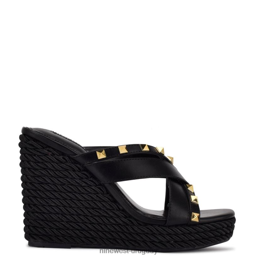 BD0422779 Nine West sandalias alpargatas con cuña pipa