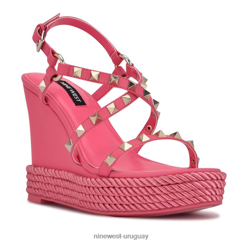 BD0422784 Nine West harte sandalias tipo alpargata con tachuelas guau rosa