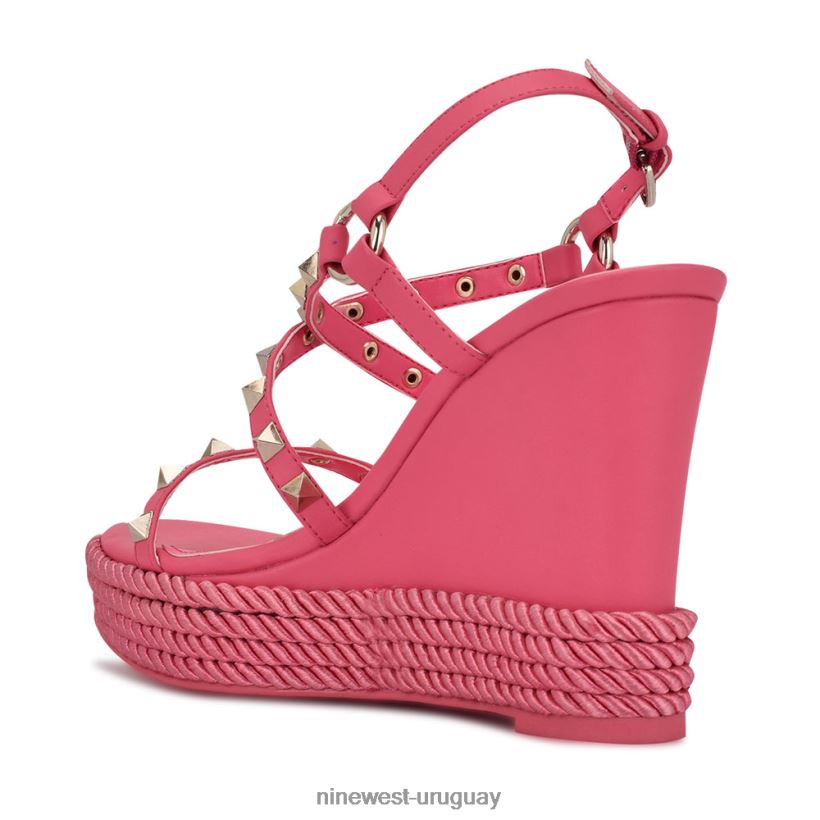 BD0422784 Nine West harte sandalias tipo alpargata con tachuelas guau rosa