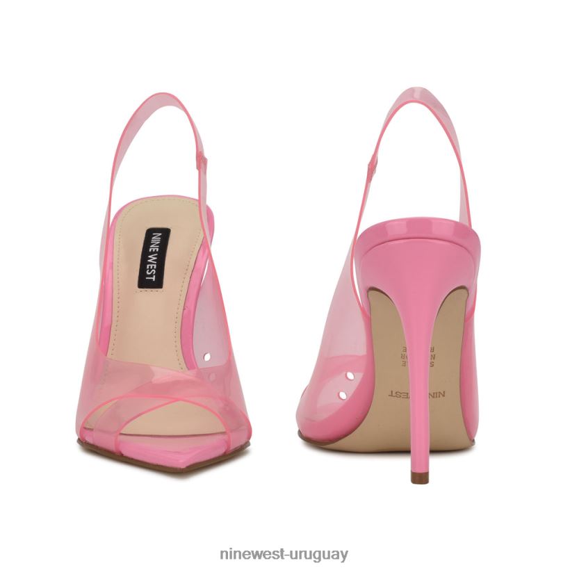 BD04221047 Nine West sandalias de tacón con tira trasera en lunares