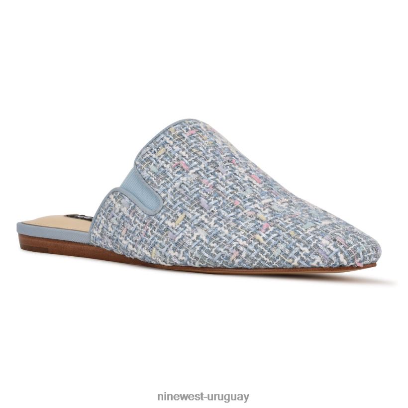 BD04222347 Nine West mules freeda con puntera puntiaguda boucle azul claro