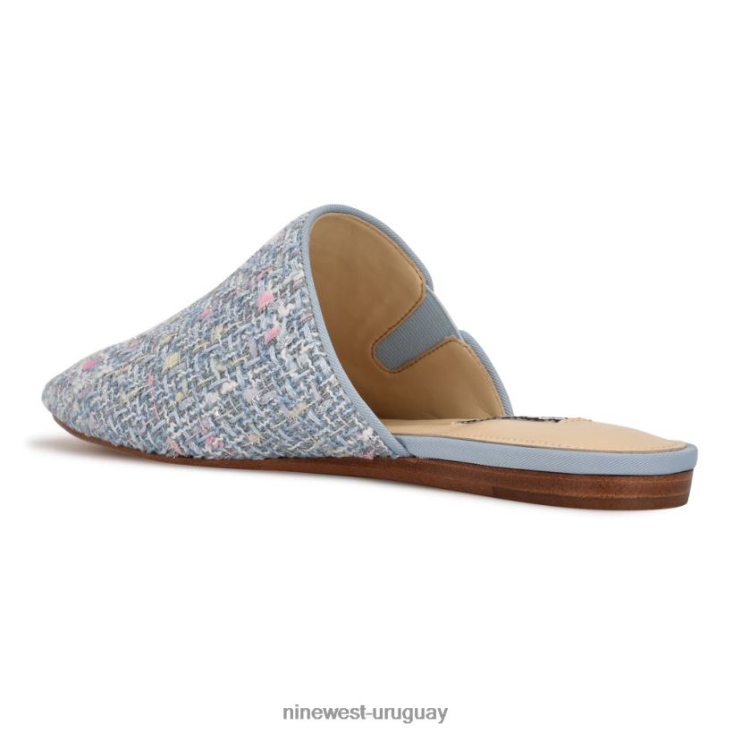 BD04222347 Nine West mules freeda con puntera puntiaguda boucle azul claro