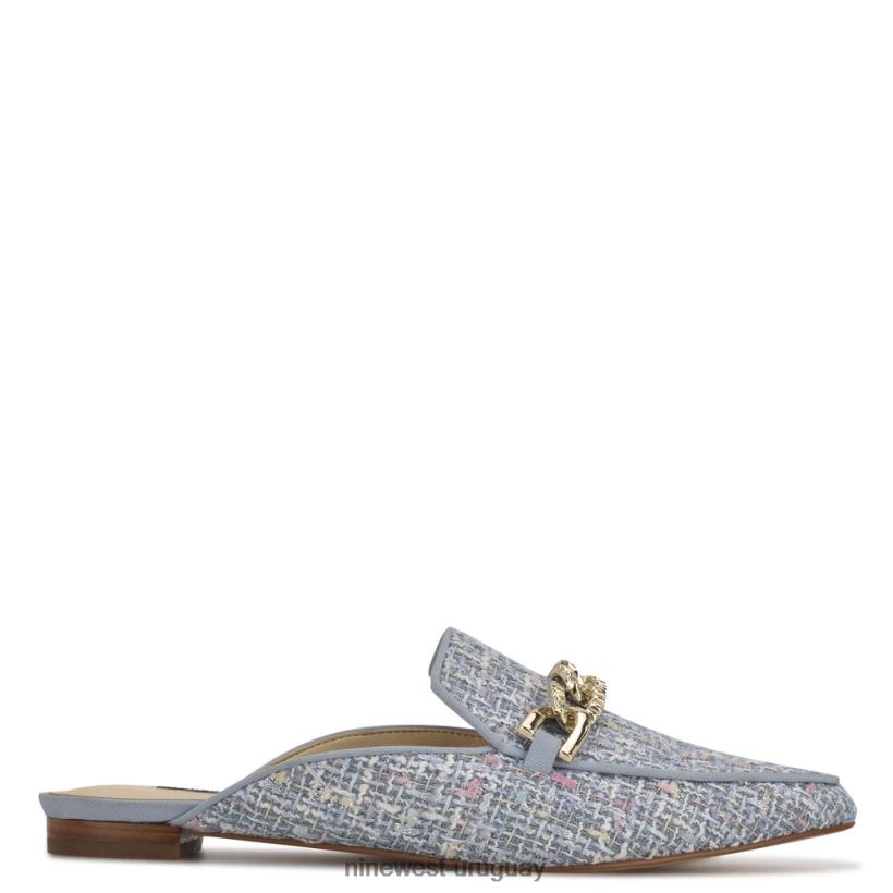 BD04222348 Nine West mules azur con puntera puntiaguda