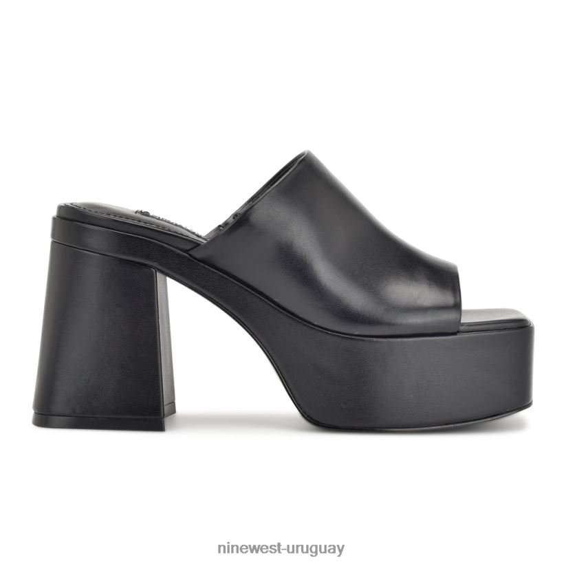 BD0422673 Nine West mules con plataforma danzi negro