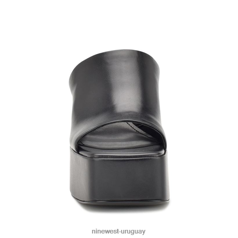 BD0422673 Nine West mules con plataforma danzi negro