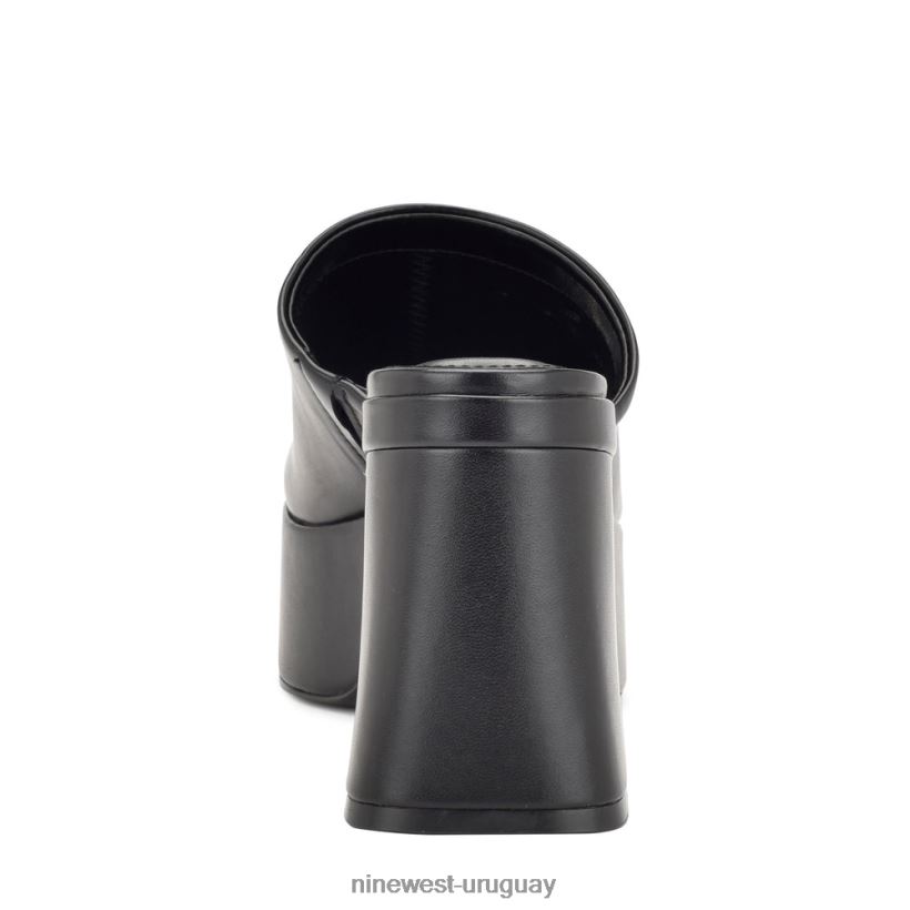BD0422673 Nine West mules con plataforma danzi negro