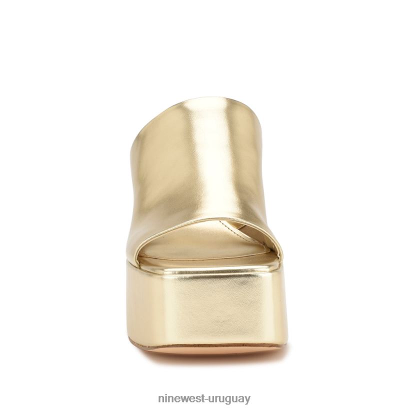 BD0422674 Nine West mules con plataforma danzi platino