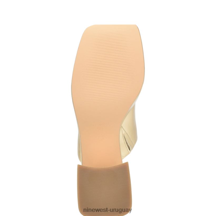 BD0422674 Nine West mules con plataforma danzi platino