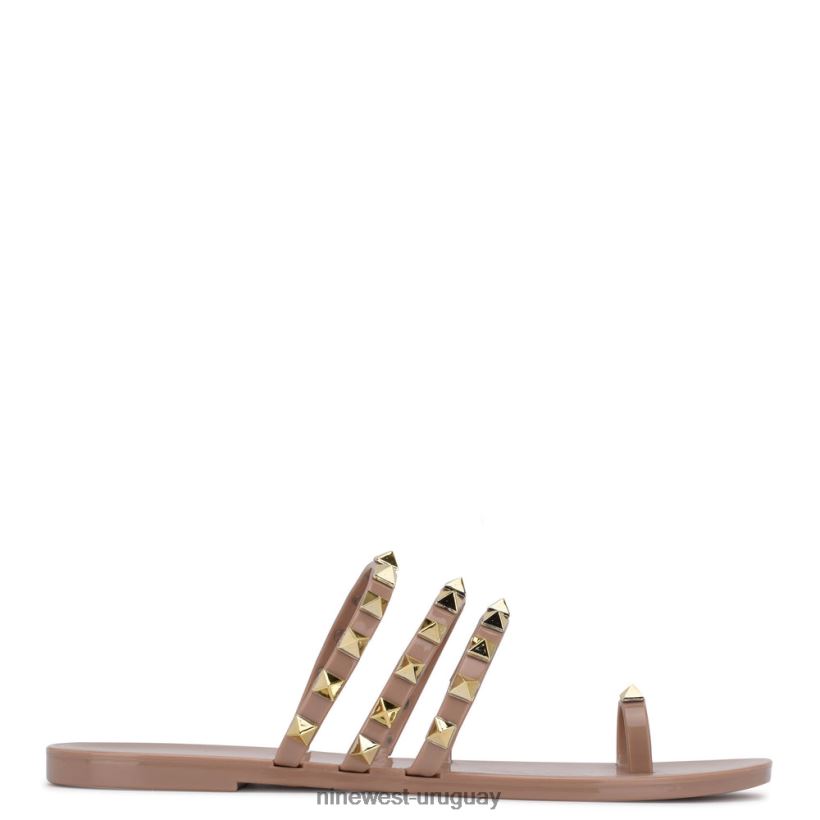 BD0422812 Nine West sandalias de gelatina carta natural