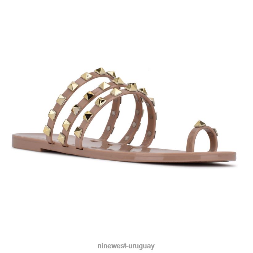BD0422812 Nine West sandalias de gelatina carta natural